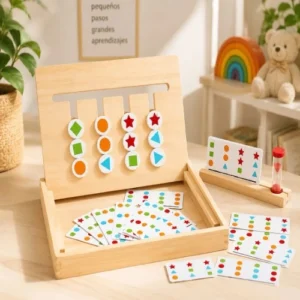 Juego Lógico Montessori de Formas y Secuencias