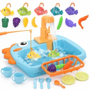 Lavaplatos con Pesca y Agua Interactivo