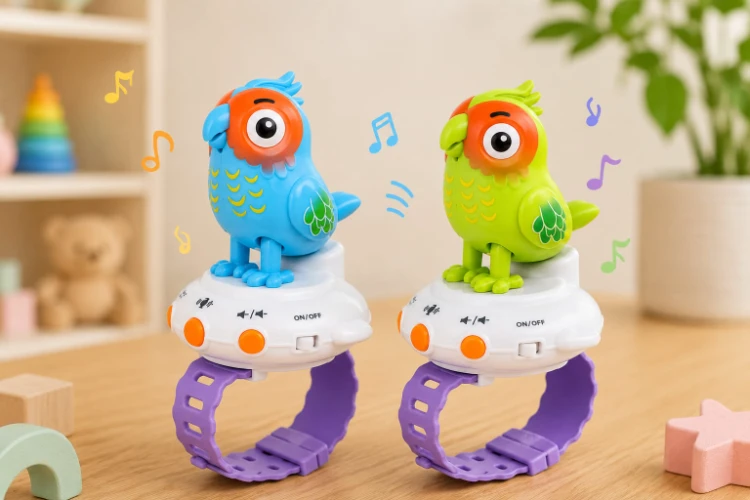 Reloj Loro Repetidor de Voz