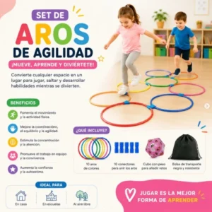 Set de Aros de Agilidad y Coordinación Infantil
